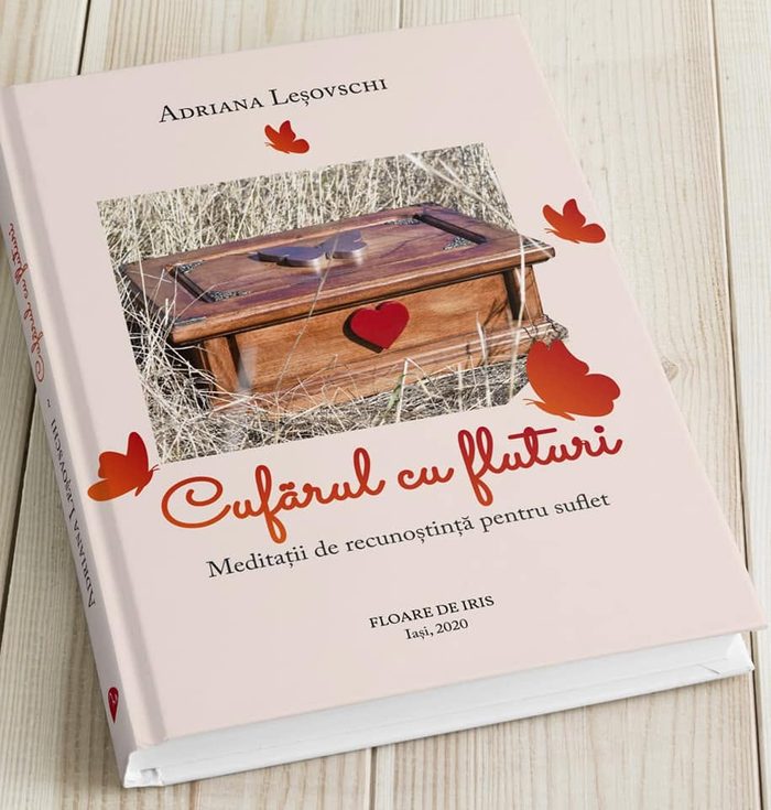 Coperta cărții Cufărul cu fluturi, de Adriana Leșovschi